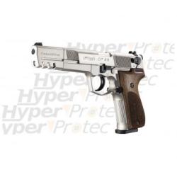 Pistolet &agrave; Plomb Walther CP88 Competition - Nickel - Crosse Bois