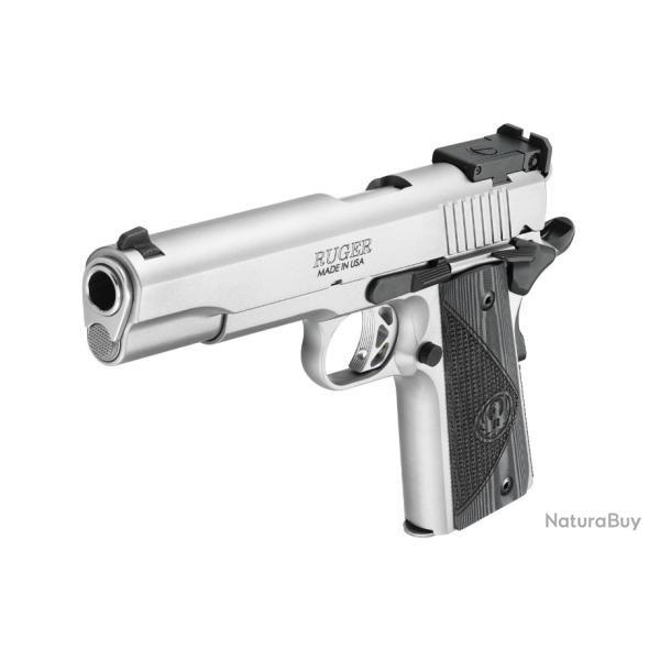 Dingue le prix ! Pistolet Ruger SR 1911 Target Bomar Stainless - Inox - 5" - 45 ACP - 34202158