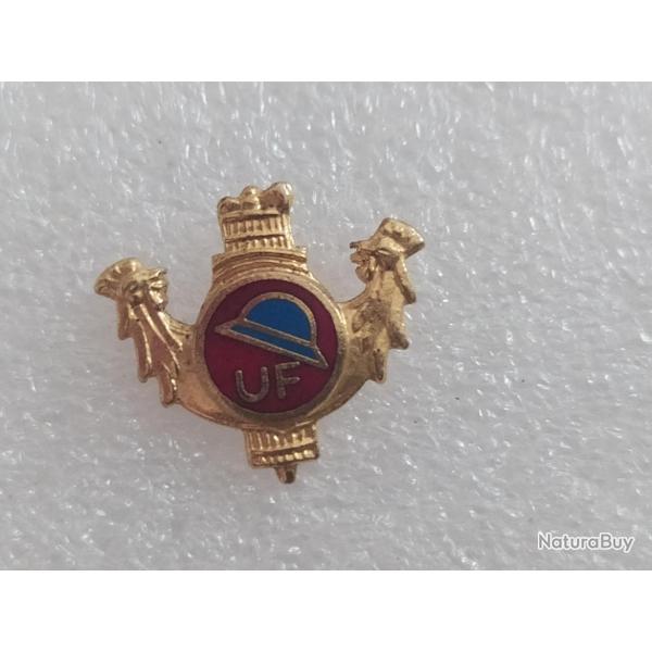INSIGNE BOUTONNIERE PINS MILITAIRE ARMEE ANCIEN COMBATTANT POILU UNION FRANCAISE