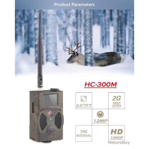 SuntekCam HC300M 16MP 1080P 2G MMS Paiement en 3 ou 4 fois -