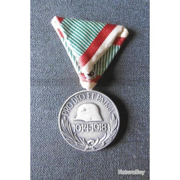 Autriche - Hongrie - 1�re Guerre Mondiale - M�daille PRO DEO ET PATRIA 1914-1918
