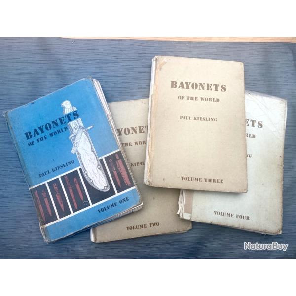 Bayonets off the World de Paul Kiesling - 4 tomes annot�s par Jean Pierre Vial.