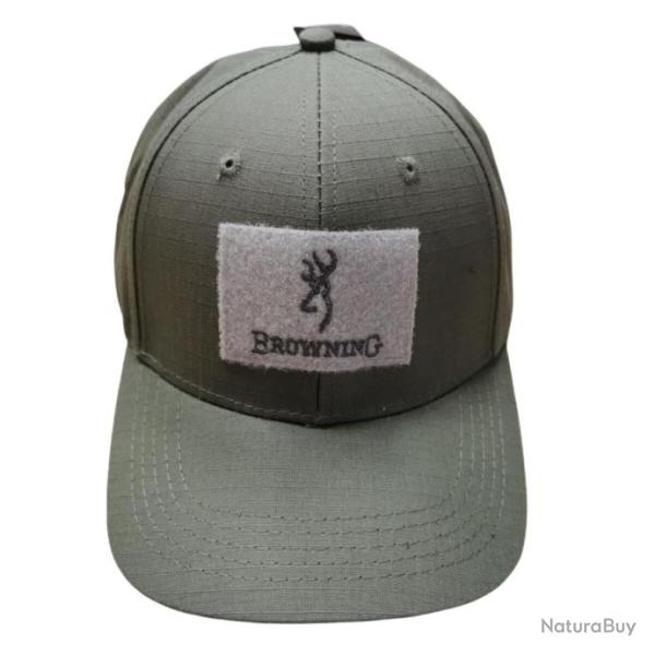 Opbrow ! Casquette de chasse beacon green Browning kaki