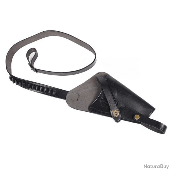 Holster d'paule Smith and Wesson 38 Cuir Noir