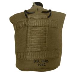 Gourde US M10  + Quart + Housse - Reproduction WW2 Premium DB mfg 1942