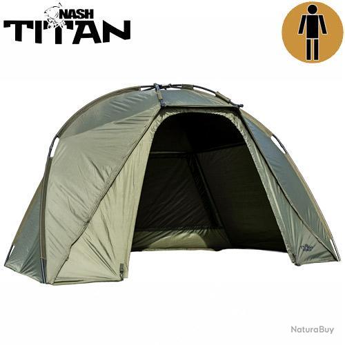 Bivouac Nash Titan Hide XL - Pour Pêche à La Carpe, Une Porte, Porte-cannes - Réf. T4143, Neuf