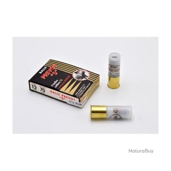 Balles PREVOT brenneke S cal.12/70 24g boite de 10