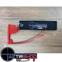 T&eacute;moin de chambre vide Tactirshop - diam&egrave;tre 4mm - longueur 130mm - Rouge