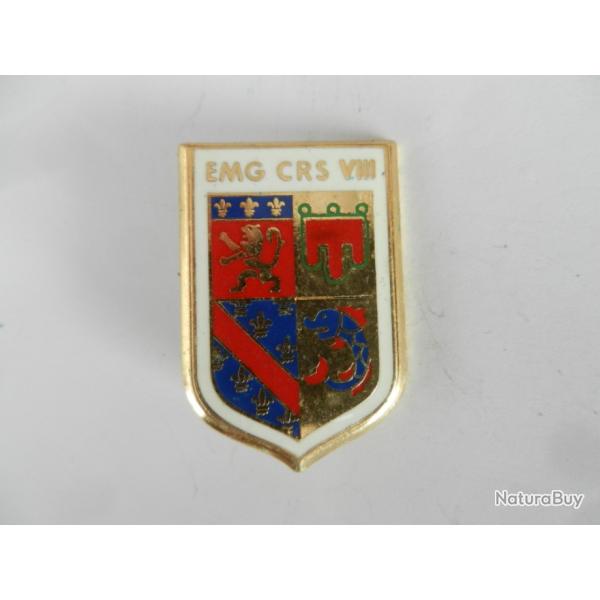 insigne EMG CRS VIII  Police Nationale
