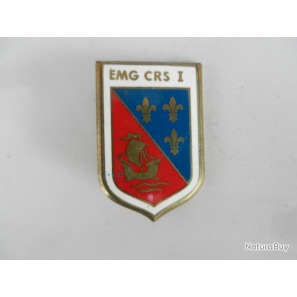 insigne EMG CRS I Police Nationale