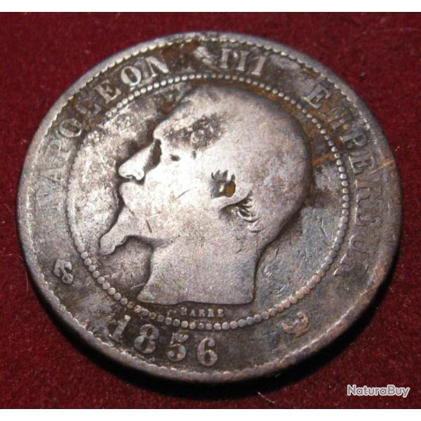 France 10 centimes Napol�on III 1856 D (empire fran�ais) .
