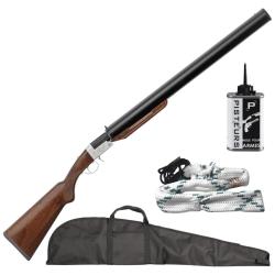 Pack chasseur ! Fusil monocoup pliant cal. 12/76 silencieux - Yildiz + fourreau + nettoyage