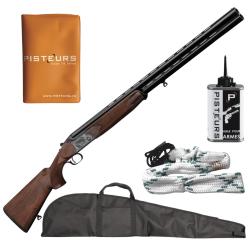 Pack Chasseur ! Fusil superpos&eacute;s de plaine Country Cal.12/76 canon de 76Cm + fourreau + nettoyage + 
