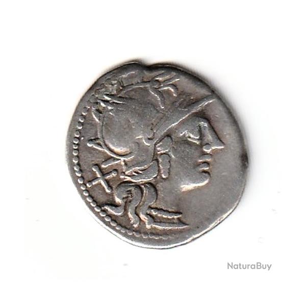 Pi�ce de Monnaie Romaine R�pubique De AELIA Denier Argent Rare R1