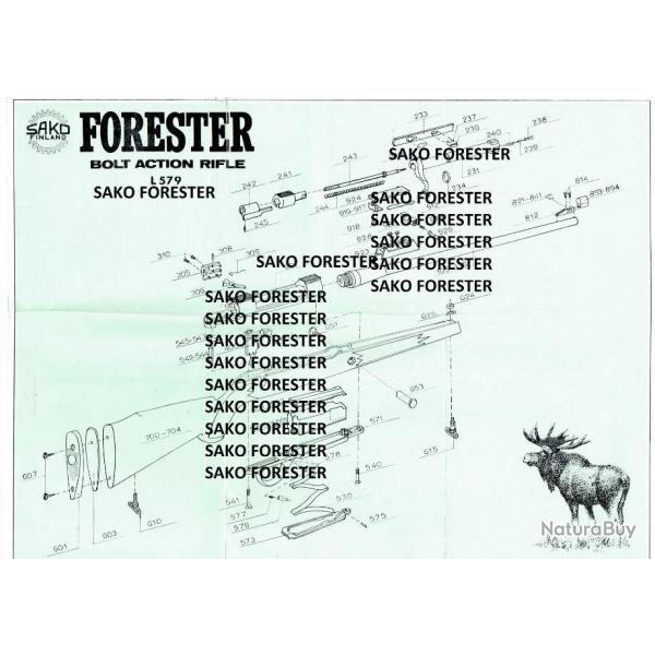 notice 3 pages SAKO FORESTER (envoi par mail) - VENDU PAR JEPERCUTE (m2131)