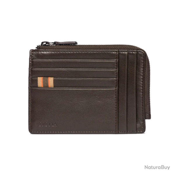 Porte-cartes de cr�dit Beretta Classic zipp� - Marron