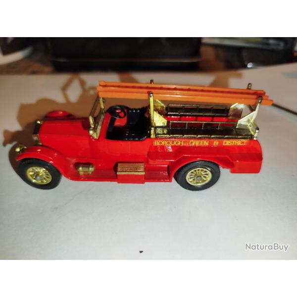 VEHICULE POMPIER ANGLAIS ROLLS-ROYCE MATCHBOX
