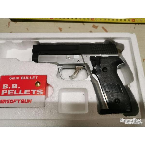 PISTOLET AIR SOFT 6MM BB SPRING copie SIG