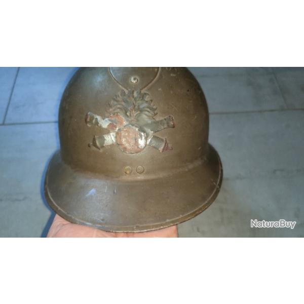 Casque Adrian mod 1926 d' artillerie JAPY