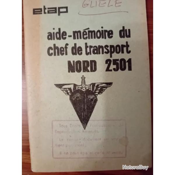 PARACHUTISTE Manuel Moniteur Nord Atlas ETAP Ann�es 60