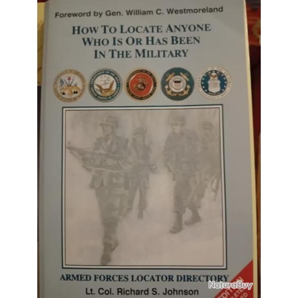 Livre de r�f�rence US pour faire des recherches sur les soldats
