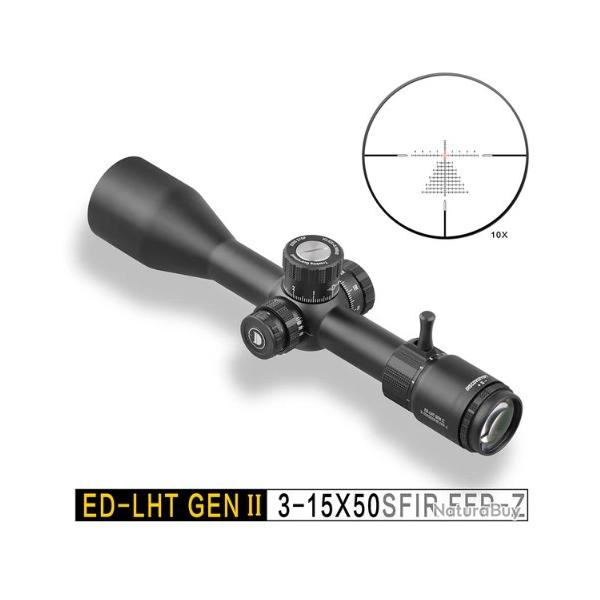 Lunette de vis�e  Optics ED GEN II 3-15x50SFIR FFP 0,1 MRAD R�ticule �clair� Tube 30 mm