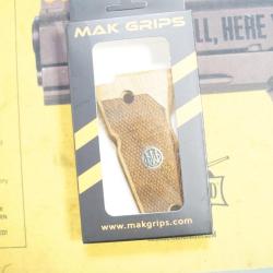 Plaquette Pistolet Beretta 92 Compacte Bois argent Tacticalmakgrips