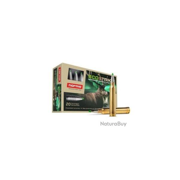 Munitions NORMA calibre 9.3x62 Ecostrike 250gr - 16.2g x20