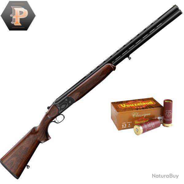 Pack Chasseur ! Country Fusil superpos� Cal.12/76 canon 71cm + mun