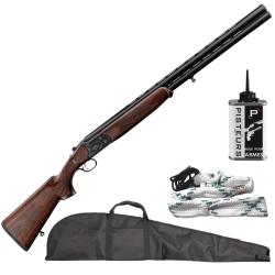Pack Chasseur ! Country Fusil superpos&eacute; Cal.12/76 canon 71cm + fourreau + nettoyage