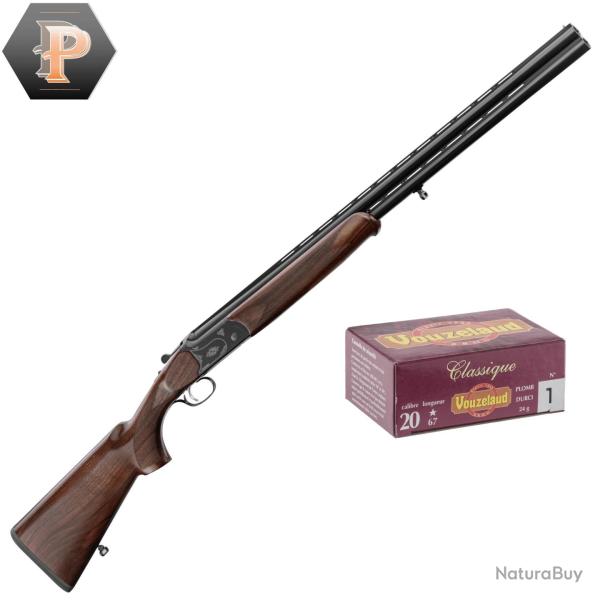 Pack Chasseur ! Country Fusil superpos� Cal.20/76 canon 71cm + mun