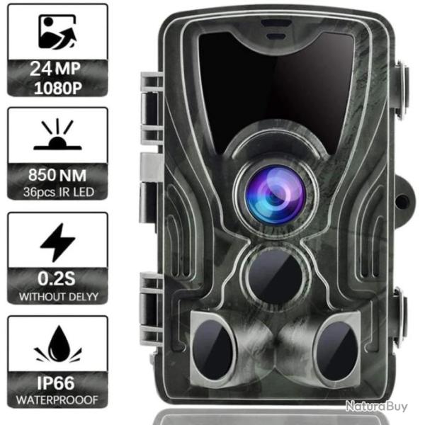 SuntekCam HC801A 24MP 1080P Sans Fil Paiement en 3 ou 4 fois -