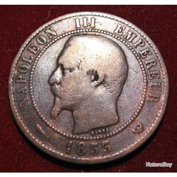 France jeton Napol�on III EMPEREUR 1853 "ville de Lille reconnaissante"