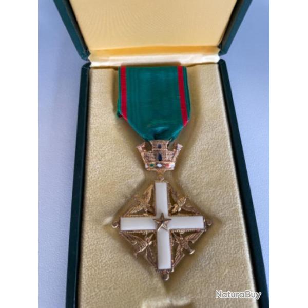 M�daille ordre du m�rite Italie