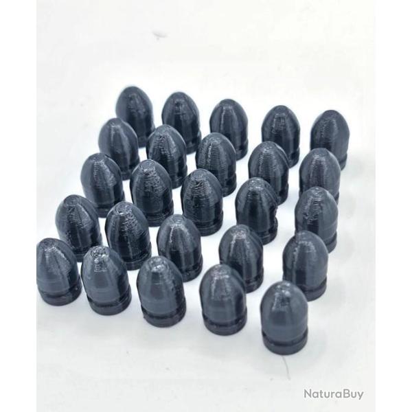 30 Ogives Round Nose type cal.45 (445) pour tir r�duit pour arme courte ou longue