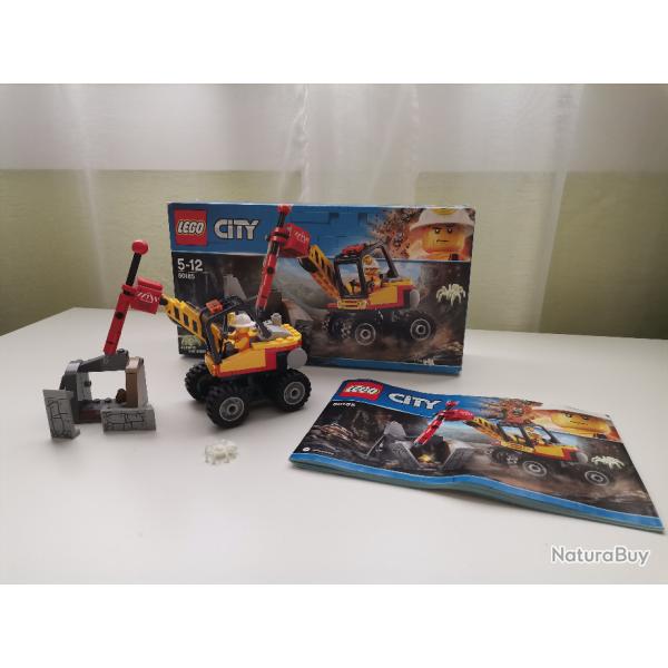 Lego City, l'excavatrice avec marteau-piqueur r�f�rence no 60185