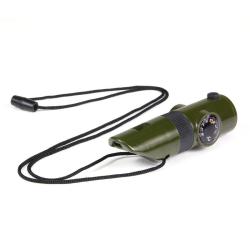 Sifflet de survie tactique 7 en 1