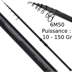 Canne p&ecirc;che au pos&eacute; Carnassier Zebco Trophy 6M50 10-150 Gr