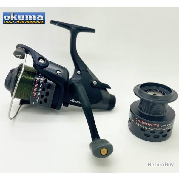 Moulinet d�brayable Okuma Carbonite Feeder / Anglaise