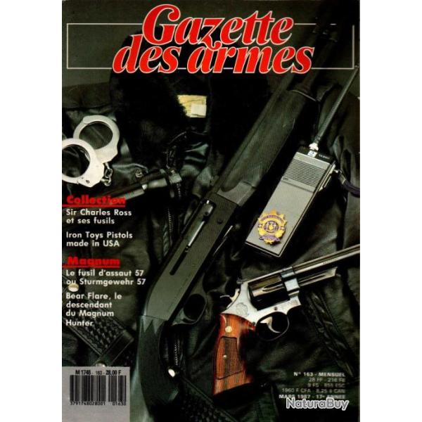 gazette des armes 163, sir charles ross et ses fusils, lebel en 445 nitro, sturmgewehr 57, mus�e