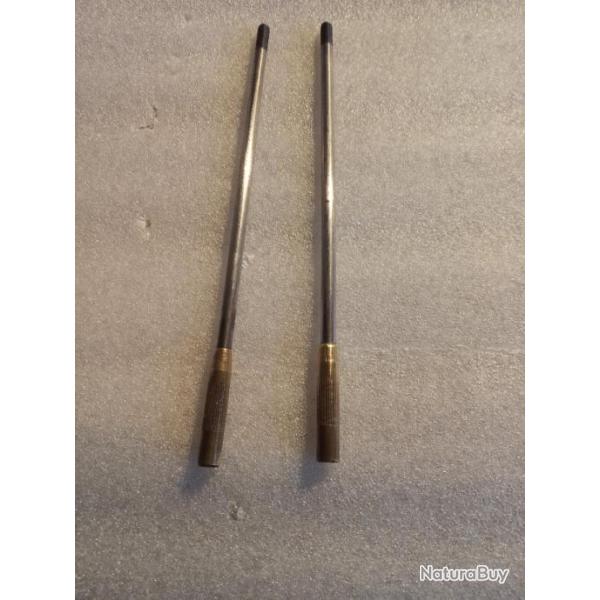 Lot de 2 baguettes d'entretien arm�e Suisse cal 7,5 STG-57