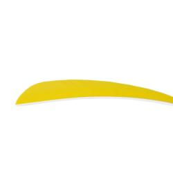 BUCK TRAIL - Plumes Naturelles Paraboliques 5" RH JAUNE