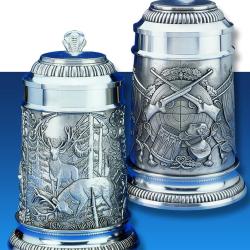 Chope de bi&egrave;re en &eacute;tain sc&egrave;ne de tir