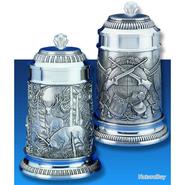Chope de bi�re en �tain sc�ne de tir