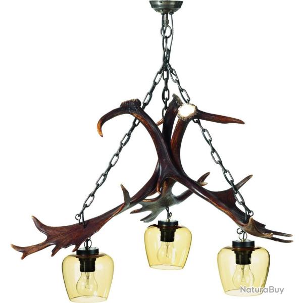 Lustre 3 bois palm�s