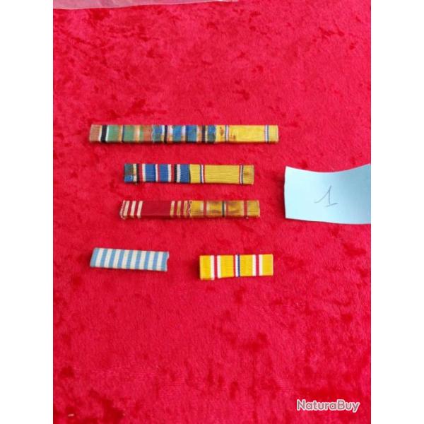 Ensemble de barrettes de m�dailles US 1
