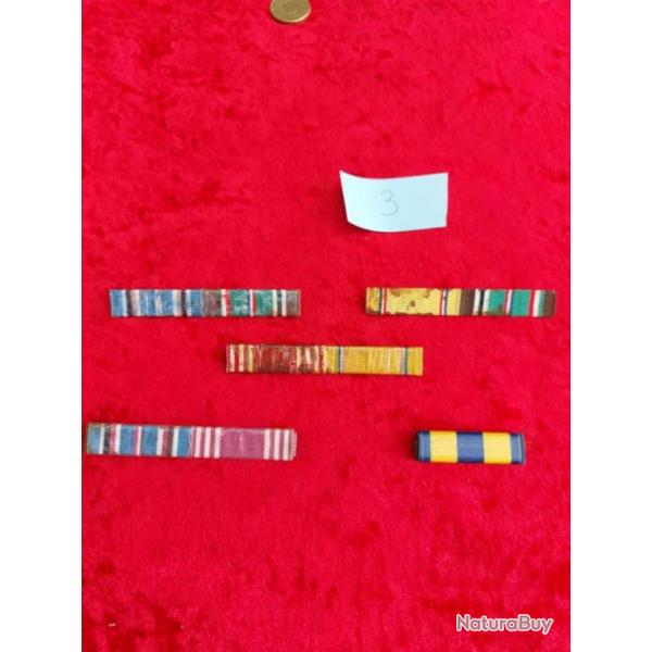 Ensemble de barrettes de m�dailles US 3