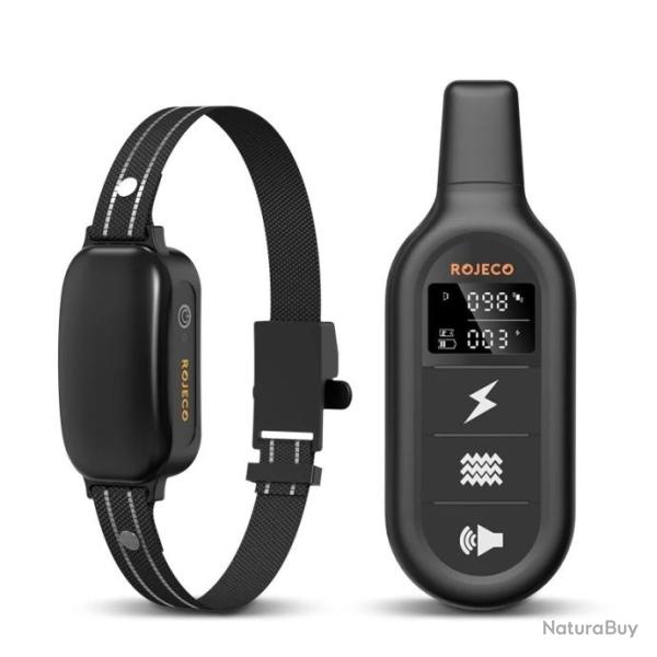 Collier de dressage �lectrique pour chien, t�l�commande 1000 m vibrateur �tanche IPX7