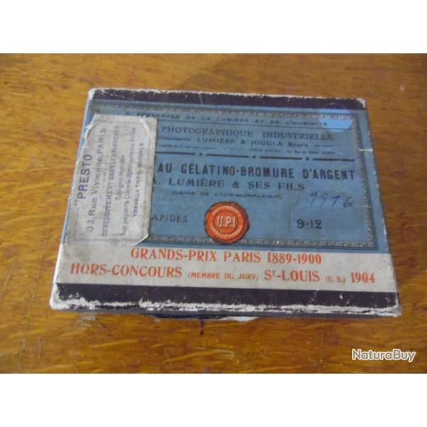 PLAQUE EN VERRE POUR PHOTO DANS SA BOITE