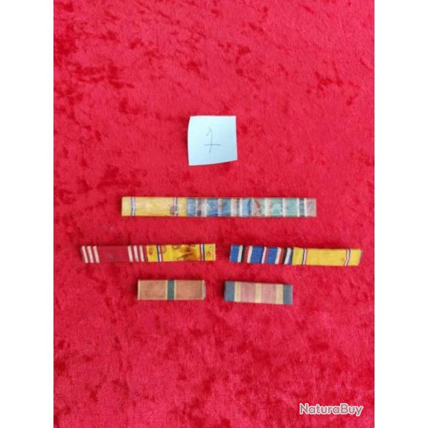 Ensemble de barrettes de m�dailles US  WW2 7